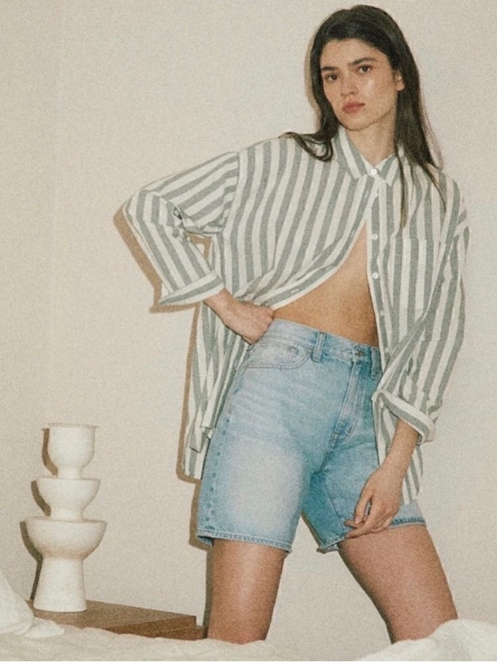 Madewell Baggy Jean Shorts